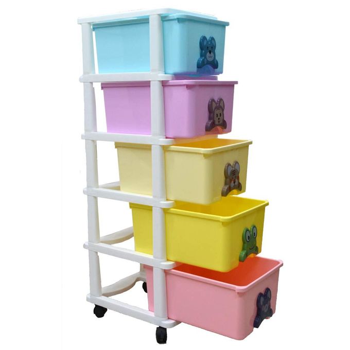 KIDS 5-Layer Multipurpose Storage Trolley - Baby Products For Sale Kampala Uganda